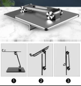 Tablet Telefon Tutucu Standı Alüminyum Teleskopik Masaüstü 134 - 5