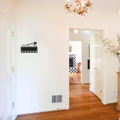 Atatürk Tasarımlı Duvar Askılı Anahtarlık ve Mektup Rafı Model-1 - Siyah - 7