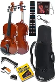 Midex CVL-744-TYS Profesyonel 4/4 Keman Seti (Yastık Tel Reçine Çanta Susturucu Yay) thumbnail 4