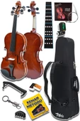 Midex CVL-744-PAK Profesyonel 4/4 Full Keman Seti (Yastık Tuner Tel Susturucu Reçine Çanta Yay) thumbnail 4