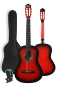 Midex CG-36RD-PAK Kaliteli 36 İnç 3/4 Juniur Çocuk Gitarı 8-12 Yaş Arası (Tuner Çanta Capo Askı Nota Sticker Pena Metod) thumbnail 2