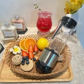 Cook Eat 450Ml + 380Ml Taşınabilir Şarjlı Metal Kişişel Blender GN-A02 - 4