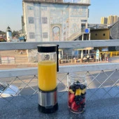 Cook Eat 450Ml + 380Ml Taşınabilir Şarjlı Metal Kişişel Blender GN-A02 - 1