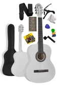 Midex CG-36WH Kaliteli 36 İnç 3/4 Juniur Çocuk Gitarı 8-12 Yaş Arası (Çanta Askı Capo Nota Sticker Pena Metod) thumbnail 1
