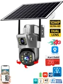 Ventus V380 Pro 256GB 735-4G 10MP (5MP+5MP) Dual Lens UltraHD Güneş Enerjili Akıllı Güvenlik Kamerası - 1