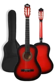 Midex CG-36RD Kaliteli 36 İnç 3/4 Juniur Çocuk Gitarı 8-12 Yaş Arası (Çanta Askı Capo Nota Sticker Pena Metod) thumbnail 2
