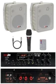 Lastvoice Soft Paket-1 Hoparlör Anfi Mikrofon Mağaza Ses Sistemi Seti thumbnail 1