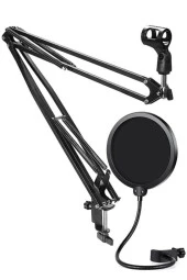 Lastvoice NB40 Pro Mikrofon Standı + PS-01 Pop Filter (50x50 Büyük Boy) - 1