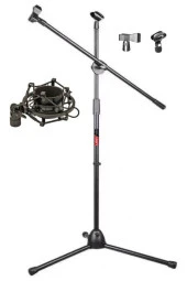 Lastvoice MS06-SHM03 Mikrofon Standı ( Ayağı ) + Shock Mount - 1