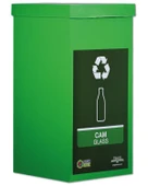 Geri Dönüşüm Kutusu - Sıfır Atık Kutusu Yeşil (CAM) - 2