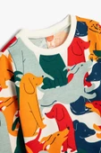 Koton Erkek Bebek Sweatshirt Köpek Grafik Baskılı Pamuklu - 3