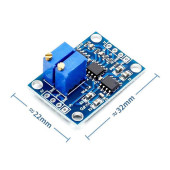 Ad620 Micro Voltaj Sinyal Kuvvetlenirici Modül DC 12V Mikro Küçük Gerilim Ölçme Kartı Enstrümantasyo - 1