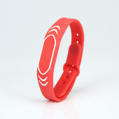 125KHZ RFID Rfid Manyetik Bileklik Su geçirmez Silikon Proximity Göstergeç 125 Khz Kapı Geçiş - 1