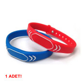 125KHZ RFID Rfid Manyetik Bileklik Su geçirmez Silikon Proximity Göstergeç 125 Khz Kapı Geçiş - 3