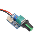 DC 12V PWM Fan Hız Kontrol Devresi Zfc4-1km Ayar Potlu Anahtarlı Pc Cpu Soğutucu 4 Telli Fan - 4