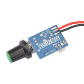 DC 12V PWM Fan Hız Kontrol Devresi Zfc4-1km Ayar Potlu Anahtarlı Pc Cpu Soğutucu 4 Telli Fan - 5