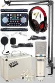 Midex CX1 Persuasive Paket-5 Stüdyo Mikrofon Ses Kartı Kulaklık Stand (Kayıt ve Canlı Yayın) thumbnail 1