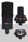 Midex GMX-1 Persuasive Paket-4 Stüdyo Mikrofon Ses Kartı Kulaklık Stand (Kayıt ve Canlı Yayın) thumbnail 2