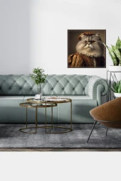 İran Kedisi Posteri, Soylu Kedi Posteri, Yüksek Çözünürlüklü Akıllı Kağıt Poster,Yapay Zeka Tasarım thumbnail 6