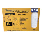 Semedis Döküntü Ped Kutusu Ped-Kit (Yağ emici) 20'li kutu 40x25 cm - 1