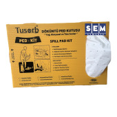 Semedis Döküntü Ped Kutusu Ped-Kit (Yağ emici) 20'li kutu 40x25 cm - 2