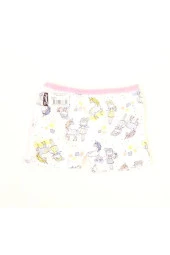 Kız Çocuk 6lı Renkli Desenli Boxer - 5