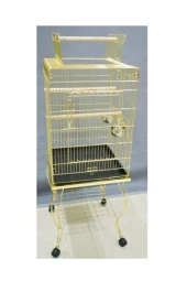 Qh 901ag Sehpalı Papağan Kafesi Gold 51 x 51 x 129 - 1