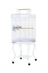 Sehpalı Papağan Kafesi Beyaz Qh Pet Cage - 1