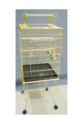 Qh 901ag Sehpalı Papağan Kafesi Gold 51 x 51 x 129 - 3