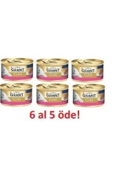 Purina Gourmet Gold Kıyılmış Sığır Etli Kedi Yaş Mama 85 Gr 6 Al 5 Öde thumbnail 1