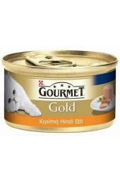 Purina Gourmet Gold Kıyılmış Hindi Etli Kedi Konserve Mama 85 Gr - 1