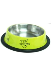 Volmin Petshop Asrpp8 Oz Renkli Figürlü Mama Kabı 12 Cm - 1