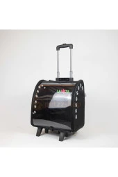 Kale Valiz Pet Taşıma Çantası Siyah 38x26x42h Cm - 1