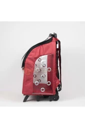 Valiz Pet Taşıma Çantası Kırmızı 32x26x42h Cm - 2