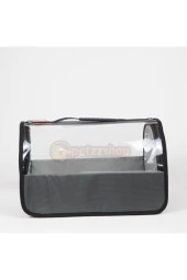 Şeffaf Flybag Pet Taşıma Çantası Füme 26x43x27h Cm - 1
