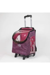 Valiz Pet Taşıma Çantası Pembe 32x26x42h cm - 2