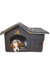 Füme Kumaş Iç Mekan Köpek Kulübesi - 1