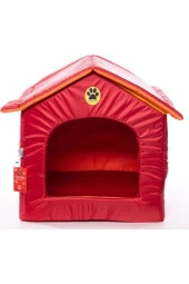Paraşüt Kumaş Kedi Köpek Klube Kırmızı - 1