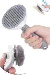 Clean Ithal Otomatik Temizlenen Tuşlu Evcil Hayvan Tüy Toplayıcı Tarak (gri) - 1
