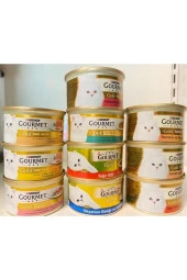 Gold Purına Gourmet Kedi Konserve Mamaları 85grx10 - 1