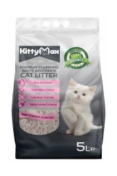 Kitty Max Bebek Pudrası Kokulu Bentonit Kedi Kumu 5 Lt - 1