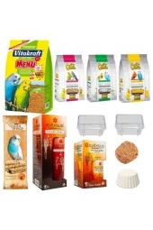 Premium Muhabbet Kuşu Besin Ve Sağlık Seti 11 Parça - 1