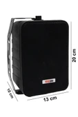 Lastvoice Cami ve Okul İçin Ekonomik Duvar Hoparlörü 120 Watt 4 iNÇ 100V/8 Ohm (St-40TB) thumbnail 4
