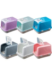 Lila Volmin Petshop Xxl Kedi Tuvaleti 65x45x50 + Kürek - 3