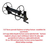 Bilyalı 1/2 Hortum Sarma Makarası 100 Metre - 2