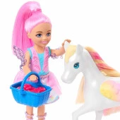 Barbie a Touch of Magic Chelsea ve Pegasus Oyun Seti thumbnail 4