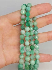 Zümrüt Taşı Faset Kesim 7mm dizi (45900) thumbnail 1