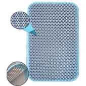 EuroCat Kum Toplayan Elekli Kedi Kum Paspas Mavi 58x67 Cm - 1