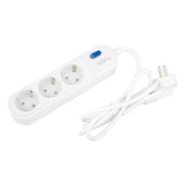 Vea VE-VEGA103 Akım Korumalı Grup Priz 1.5 Metre 3 lü Anahtarlı 3500 Watt 16 Amper Uzatma Kablosu Isıya Dayanıklı - 3