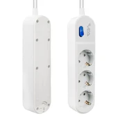 Vea VE-VEGA103 Akım Korumalı Grup Priz 1.5 Metre 3 lü Anahtarlı 3500 Watt 16 Amper Uzatma Kablosu Isıya Dayanıklı - 2